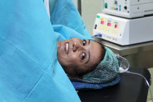 a woman in surgery room at birth